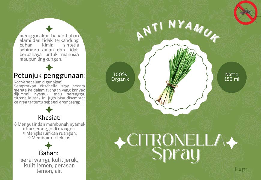 Menepis Gigitan Serangga Secara Alami: Eksplorasi Cerdas Dua Peneliti Muda PALI Meramu Serai Wangi Menjadi 'Citronella Spray'