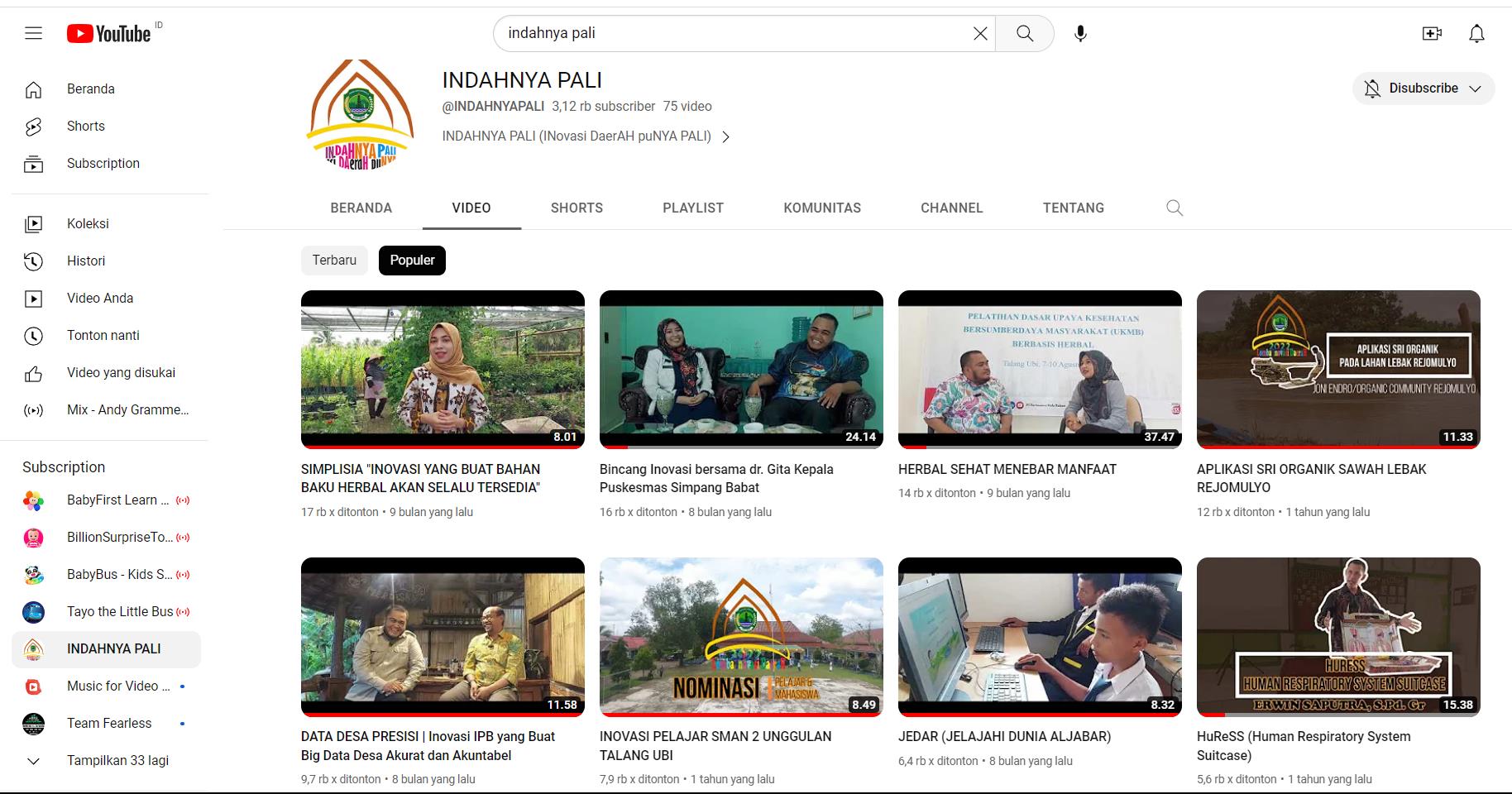 Mengukir Prestasi Lewat Kreativitas: Bagaimana Inovasi "INDAHNYA PALI" Merevolusi Ekosistem Inovasi Daerah di Bumi Serepat Serasan