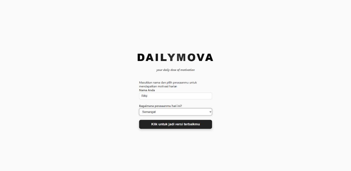 Sentuhan Semangat di Ujung Jari: 'DailyMova', Inovasi Web Pintar Pelajar SMA PALI Hadirkan Pertolongan Pertama pada Kelelahan Mental