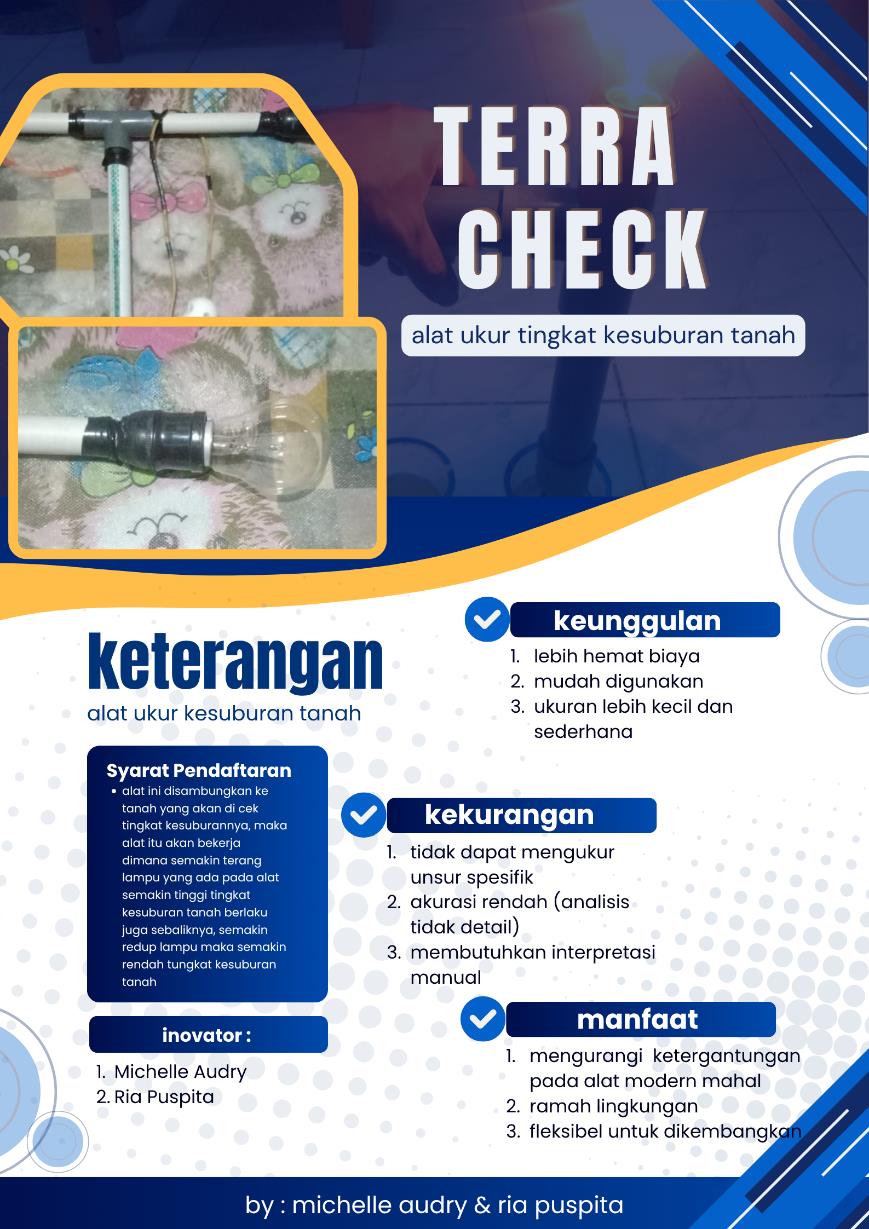 TerraCheck: Inovasi Alat Ukur Kesuburan Tanah yang Praktis dan Terjangkau